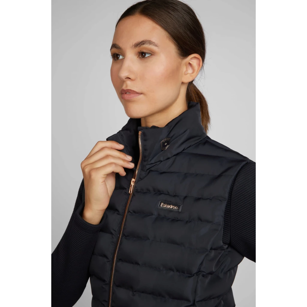 Quilted Waistcoat Heritage, Navy 2